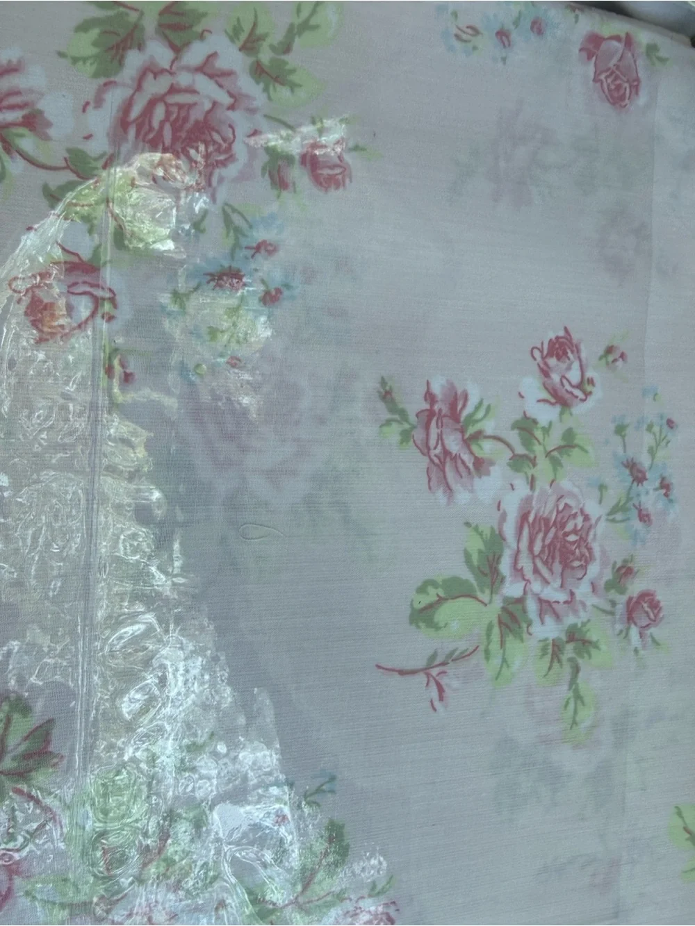The Farmhouse by Rachel Ashwell Queen Cotton Sheet Set - Pink Floral